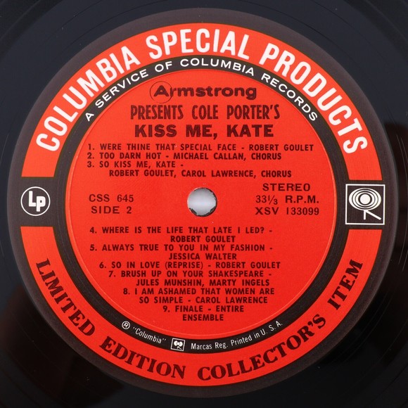 Armstrong Presents Cole Porter's Kiss Me, Kate 1968 LP Record Limited CSS 645 - Picture 10 of 16
